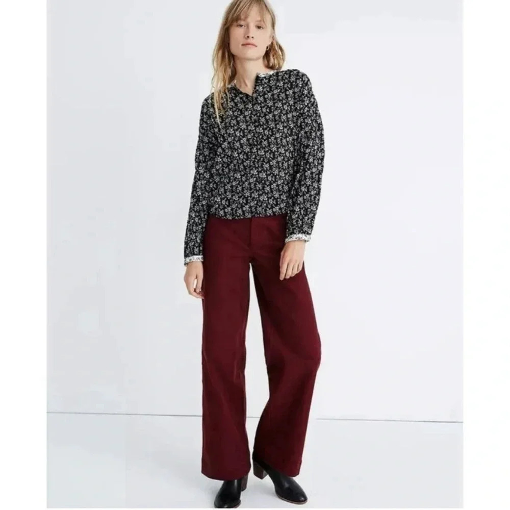Madewell Meadow Mix Long Sleeve Floral Top